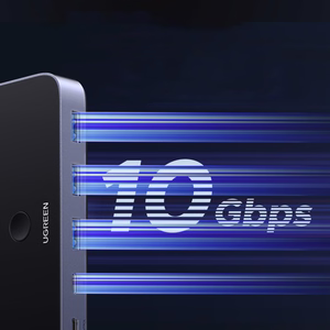 Ugreen USB-C / USB-A 10Gb/s -kytkin - harmaa