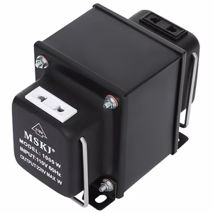 Jännitemuuntaja 110 VAC-220 VAC / 220 VAC-110 VAC, 1000 VA
