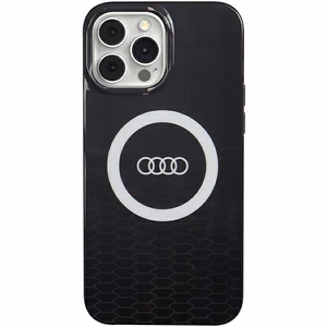 Audi IML Big Logo MagSafe Suojakuori iPhone 13 Pro Max:lle - musta