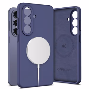 Tech-Protect Silicone MagSafe Case for Samsung Galaxy S26 Purple