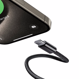 Benks Cable D46 braided - Type C to Lightning - PD 27W 3A 2 metres black