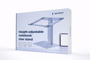 Gembird NBS-D1-02 laptop stand Silver 39.6 cm (15.6")