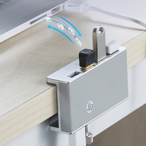 Orico MH4PU keskitin pinneasennuksella 4x USB-A 3.0 - hopea