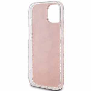 Hello Kitty IML Gradient Electrop Crowded Kitty Head Suojakuori iPhone 15:lle - vaaleanpunainen