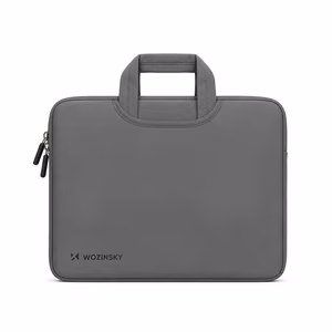 Wozinsky WNT-13G 13-14" Laptop Bag with Retractable Neoprene Handle - Gray