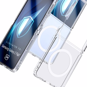 3mk Armor MagCase Samsung Galaxy Z Flip 7:lle - Läpinäkyvä