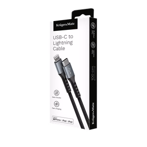 Kruger&Matz USB-C–Lightning C94 MFi -kaapeli, 1 m