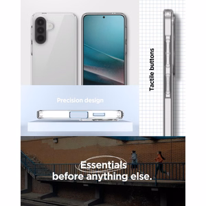 Spigen Liquid Crystal -suojakuori Samsung Galaxy A57 5G:lle crystal clear