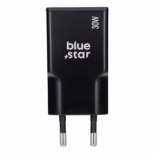 Blue Star Slim GaN TFK-SC-30WCC 30W 2x USB-C QC 4.0 / PD 3A -laturi, musta
