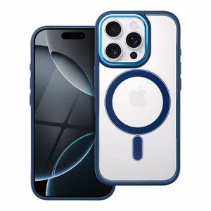 Suojakuori iPhone 16 PRO:lle Color Edge Mag Cover yhteensopiva MagSafe sininen