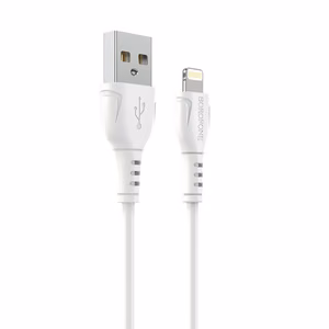 Borofone Kaapeli BX51 Triumph - USB - Lightning - 2,4A 1 metri valkoinen