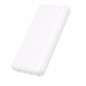 Borofone Power Bank 10000mAh BJ79 Clever - USB - with Type C and Lightning cables white