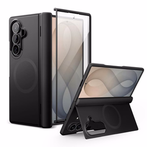 Tech-Protect Kevlar Aura -suojakuori laitteelle Samsung Galaxy Z Fold 8 Ultra, MagSafe-yhteensopiva – musta