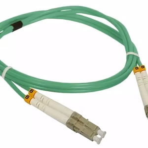 Alantec FOC-LCLC-5MMD-2-3 – LC-LC-duplex-valokuitukaapeli, OM3 multimode 50/125 µm, 2 m, turkoosi