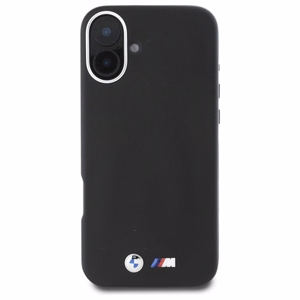 BMW M Smooth Full Wrapped Metal MagSafe Suojakuori iPhone 16 Plus:lle - Musta