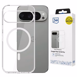 3mk Armor MagCase Google Pixel 10 / Google Pixel 10 Pro:lle - Läpinäkyvä