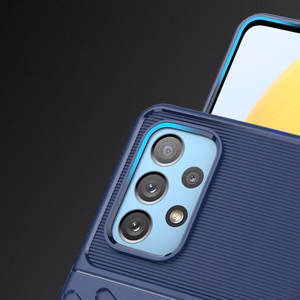 Thunder Case joustava panssaroitu suojus Samsung Galaxy A73 sininen