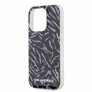 Karl Lagerfeld Zebra nyörillä Suojakuori iPhone 15 Pro Max:lle - Violetti