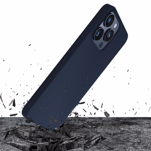 3mk silikonikuori iPhone 15 Pro Max - tummansininen
