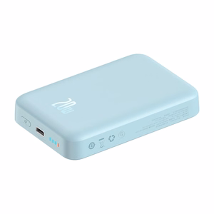 Baseus Magnetic Mini varavirtalähde 10000mAh USB-C 20W MagSafe (sininen)