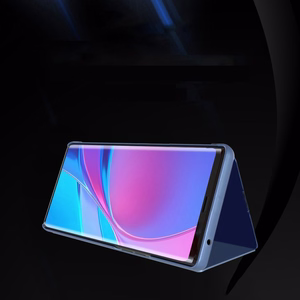 Clear View Case flip cover Samsung Galaxy A03s (166.5) sininen