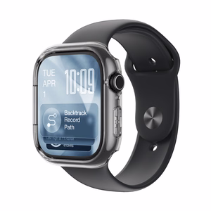AmazingThing Minimal suojakuori Apple Watch Series 11 46mm:lle - läpinäkyvä