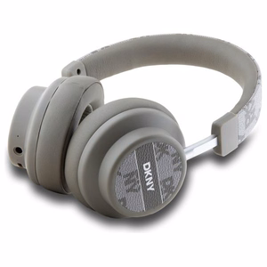 DKNY DKBHM2PCSHLE Bluetooth on-ear -kuulokkeet, Checkered Pattern, beiget