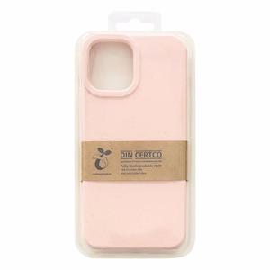 Eco Case kotelo iPhone 14 Plus silikoni hajoava suojus vaaleanpunainen