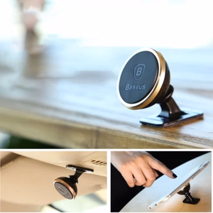Baseus 360° magneettinen autoteline (Overseas Edition) - hopea