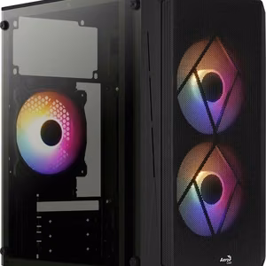 Aerocool CS107V2 musta Mini Tower tietokonekotelo