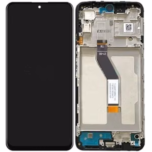 LCD-näyttö Xiaomi Poco M4 Pro 5G/Redmi Note 11S 5G/Redmi Note 11T 5G kosketusnäytöllä kehyksellä musta alkuperäinen (service pack)