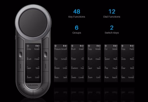 Keydial Remote HUION K40