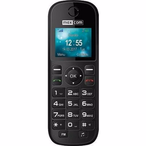 MAXCOM MM35D SE -matkapuhelin ikäihmisille, musta