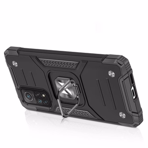 Wozinsky Ring Armor Case Kickstand Kova Rugged Cover Samsung Galaxy A72 4G vaaleanpunainen vaaleanpunainen