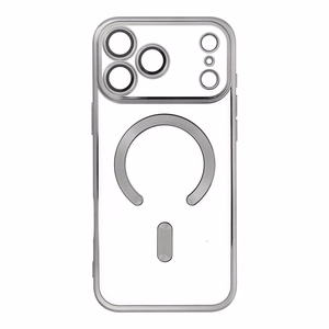 Suojakuori iPhone 17 PRO MAX:lle Electro Mag Cover yhteensopiva MagSafen kanssa titaaninharmaa