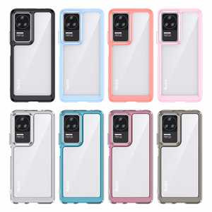 Outer Space Kotelo Xiaomi Poco F4 5G kansi joustava kehys musta