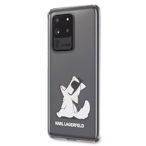 Karl Lagerfeld KLHCS69CFNRC S20 Ultra G988 läpinäkyvä Choupette Hauska