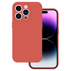 Tel Protect Silicone Premium iPhone 15 Pro Maxlle korallinpunainen