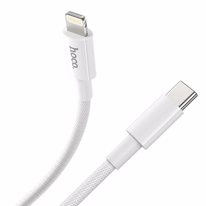 Hoco USB-C - Lightning -kaapeli PD 3A 20W 1 m X56 - valkoinen