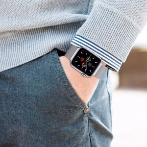 Tech-Protect MilaneseBand Ranneke Apple Watch 4/5/6/7/8/9/SE 38/40/41mm Musta
