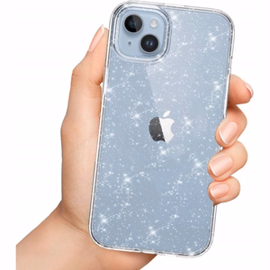 Tech-Protect FlexAir Hybrid Suojakuori Samsung Galaxy S23 FE:lle - läpinäkyvä-glitter
