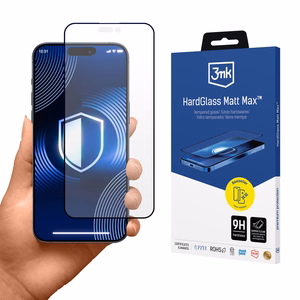 Matte tempered glass 3mk HardGlass Matt Max for Apple Iphone 17 Pro