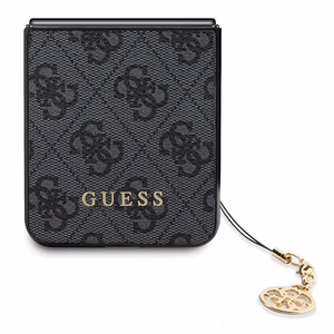 Guess 4G Charms Collection kotelo Samsung Galaxy Z Flip 5 - harmaa