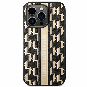 Karl Lagerfeld KLHCP14XPGKLSKW iPhone 14 Pro Max 6,7 "hardcase brown / brown Monogram Stripe