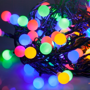 Rebel LED-jouluvalot ulkokäyttöön, 10 m, RGB, vaihdettavat valaistustilat
