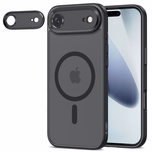 Tech-Protect MagCam MagSafe Suojakuori iPhone 17 Air:lle - Matta Musta