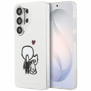 Karl Lagerfeld IML Karl&Choupette MagSafe Case for Samsung Galaxy S26 Ultra - Transparent