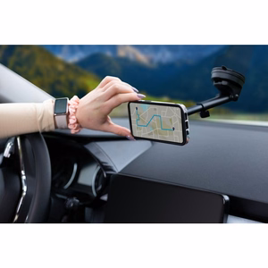 Magneettinen autopuhelinteline MagSafe-yhteensopiva Forcell F-Grip PrecisionX tuulilasi / kojelauta / ilmaventtiili musta