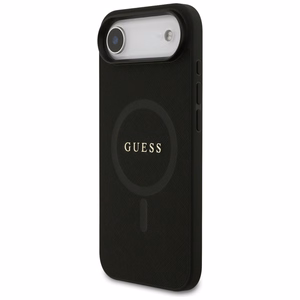 Guess Saffiano Classic Logo MagSafe suojakuori iPhone Air - musta