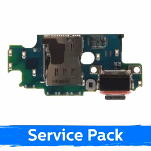 Charging Port Compatible With Samsung S947 S26 Plus with Flex / Plata (Service Pack)